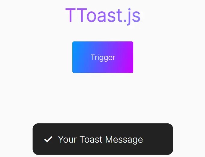Display Unobtrusive Toast Messages With ttoast.js CSS Script