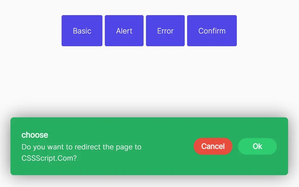 Minimal Toast & Snackbar JS Library LiteNotifyJS CSS Script