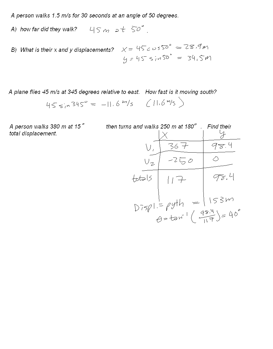 Mr Murray's Physics Homework