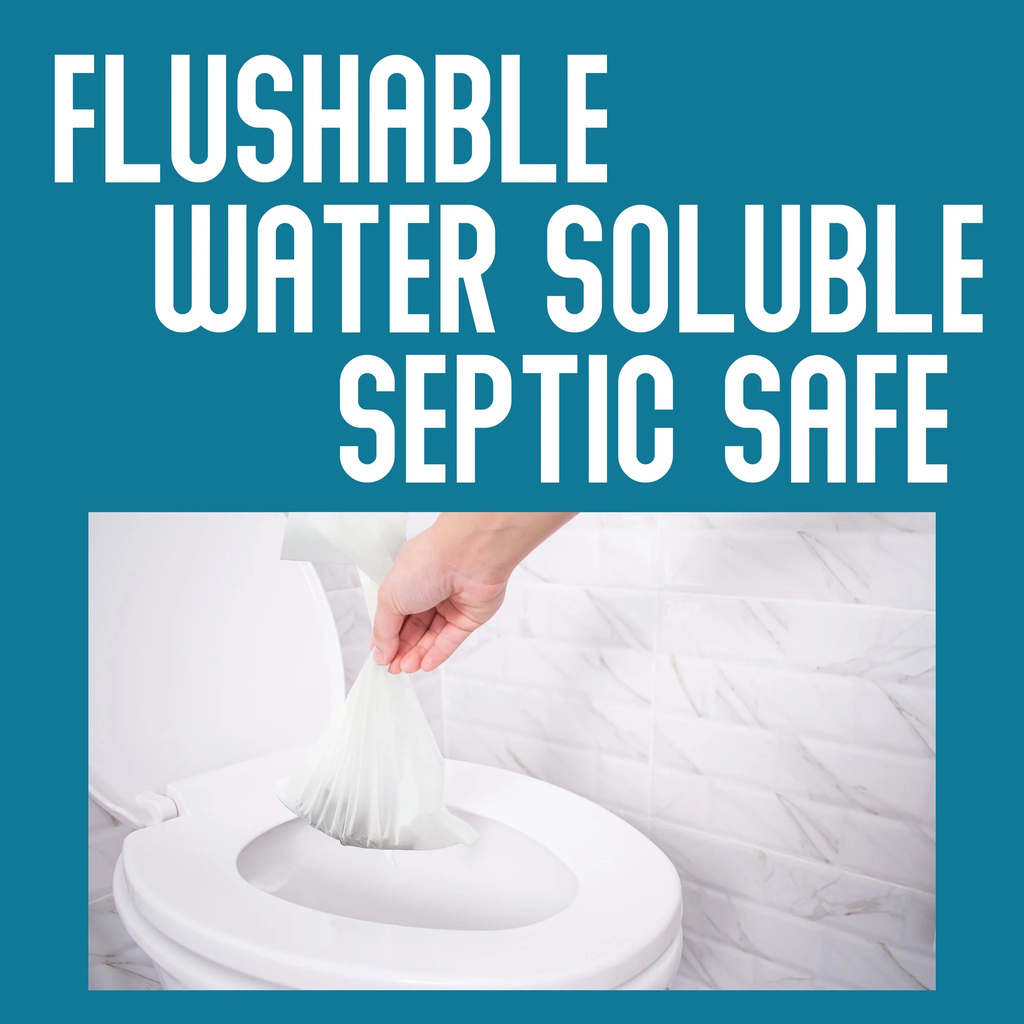 ICE N COLD Presents Premium Flushable and Biodegradable Dog Poop Bags