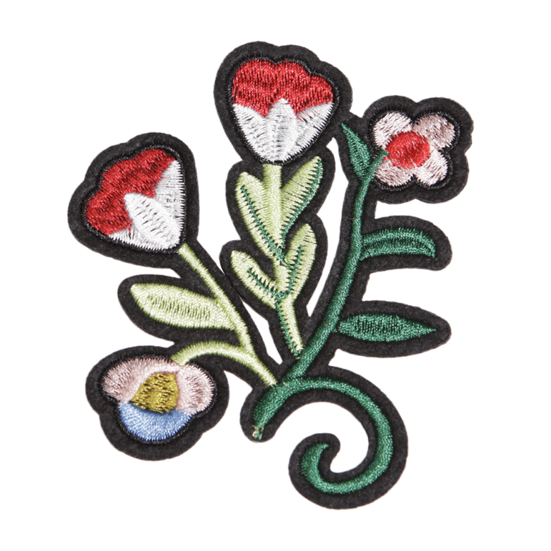 Customized Little Flowers Embroidery Patches CSTOWN