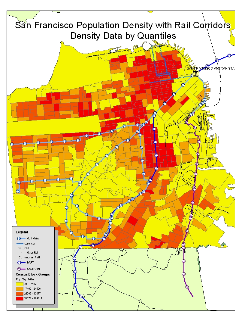 Census Tract Map San Francisco San Francisco Population Density Map Florida Beach Map