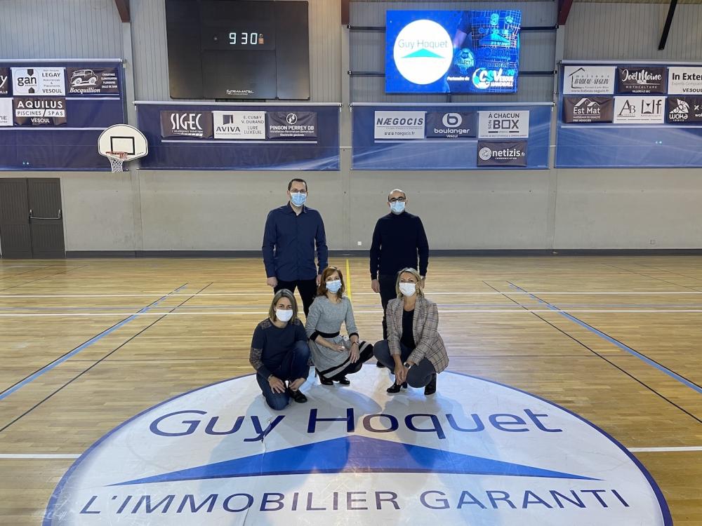 GUY HOQUET est un partenaire MAJEUR du club depuis 2 ans CSV70