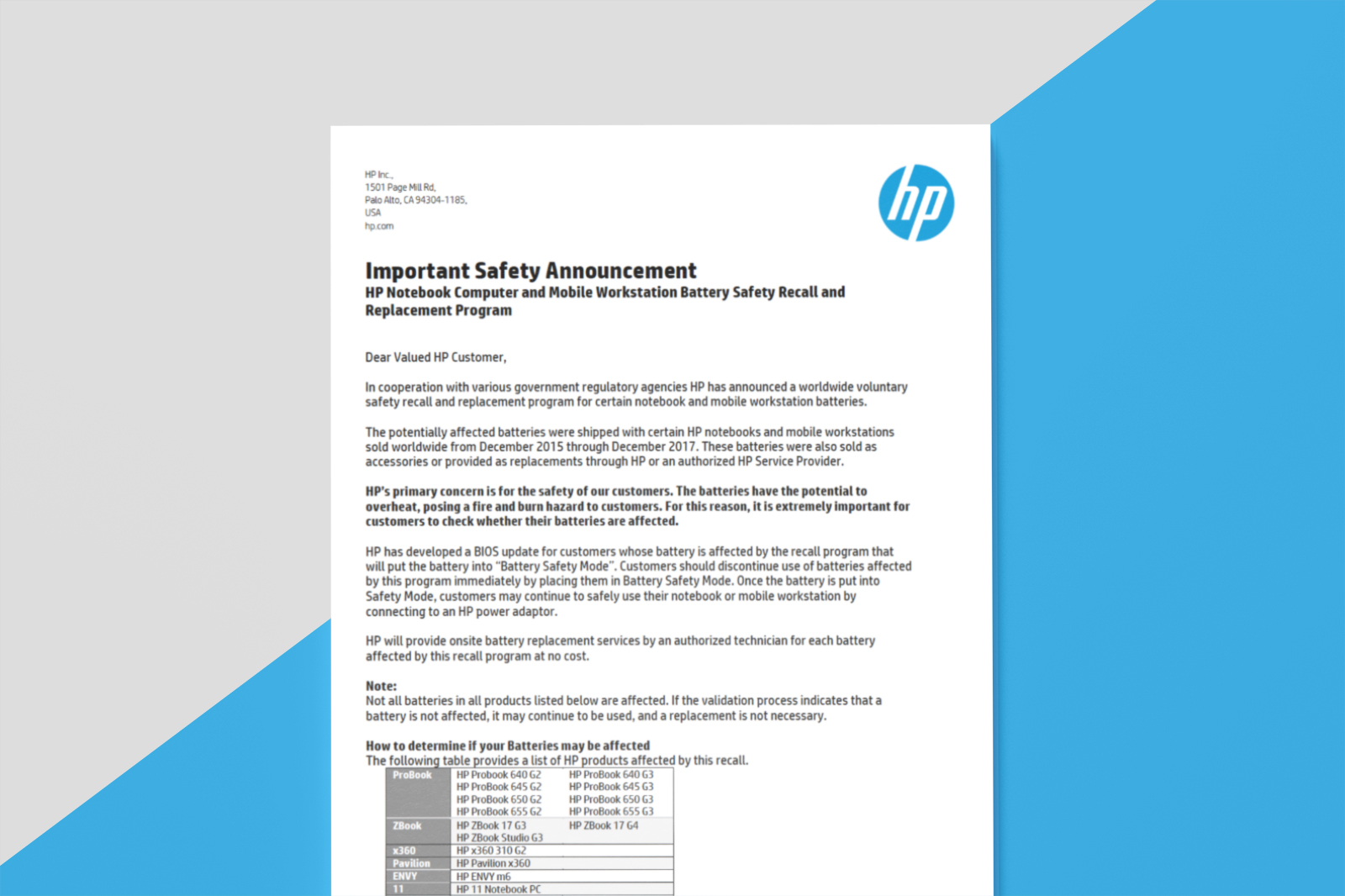 Hp Battery Recall 2023 List Hp Battery Recall | Replacement Programs & List Of Recalls | Ctcomp