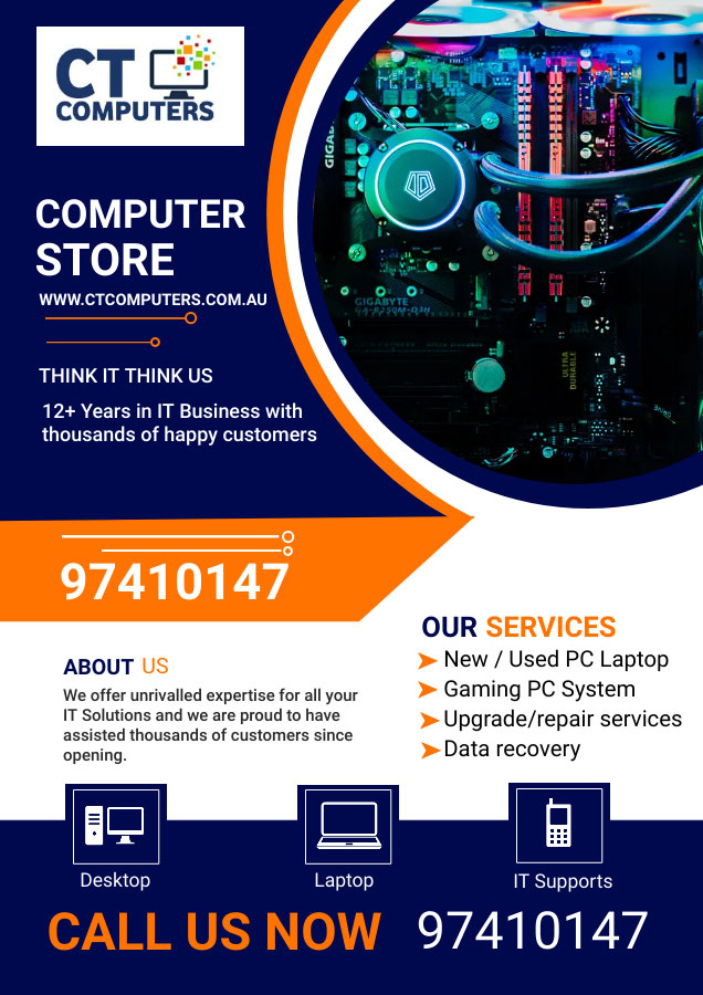 Services CT Computers We Sell & Fix PCs Laptops Tablet