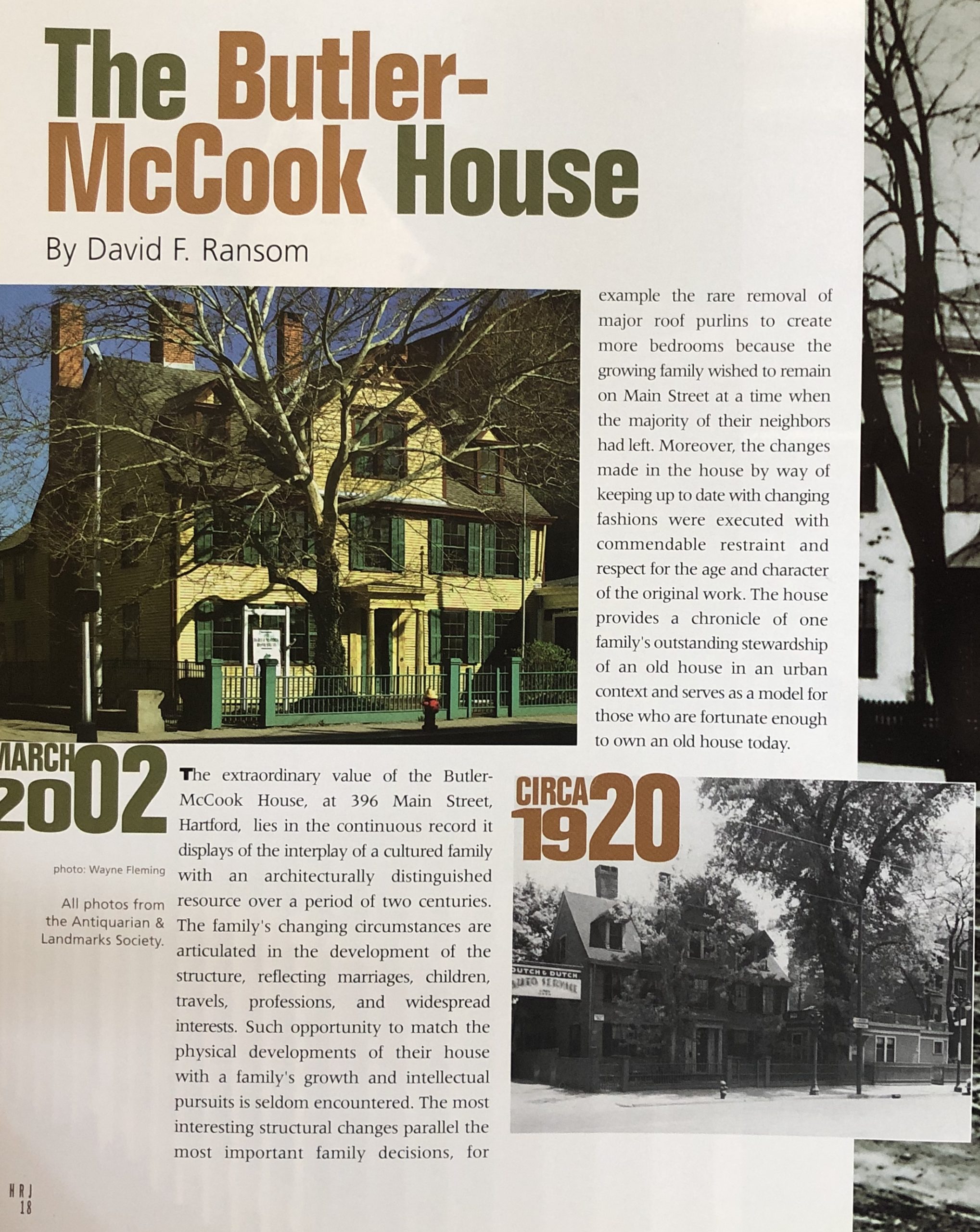 The ButlerMcCook House Connecticut Explored