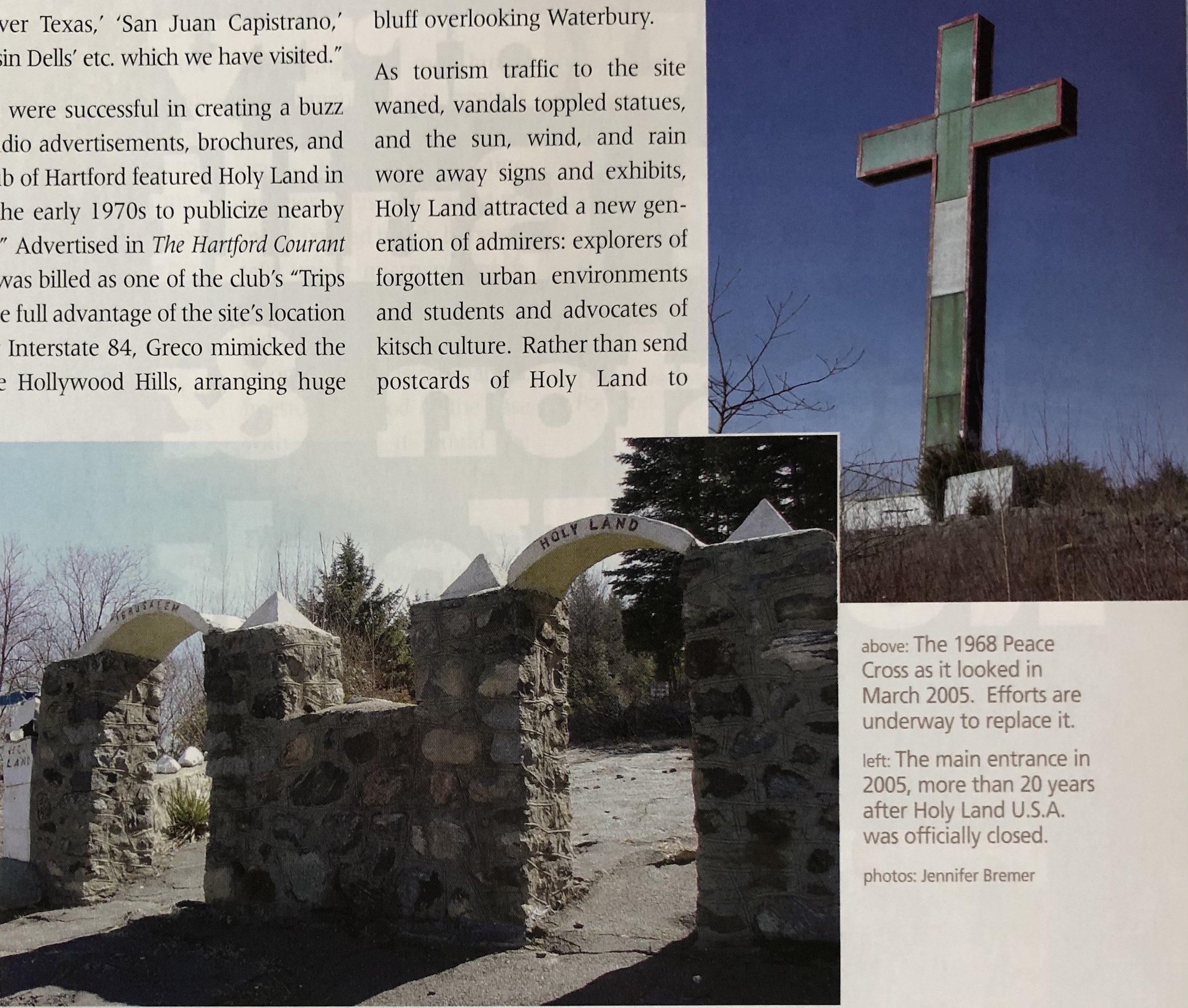 A Pilgrimage to Waterbury where a lighted cross stood sentinel over a