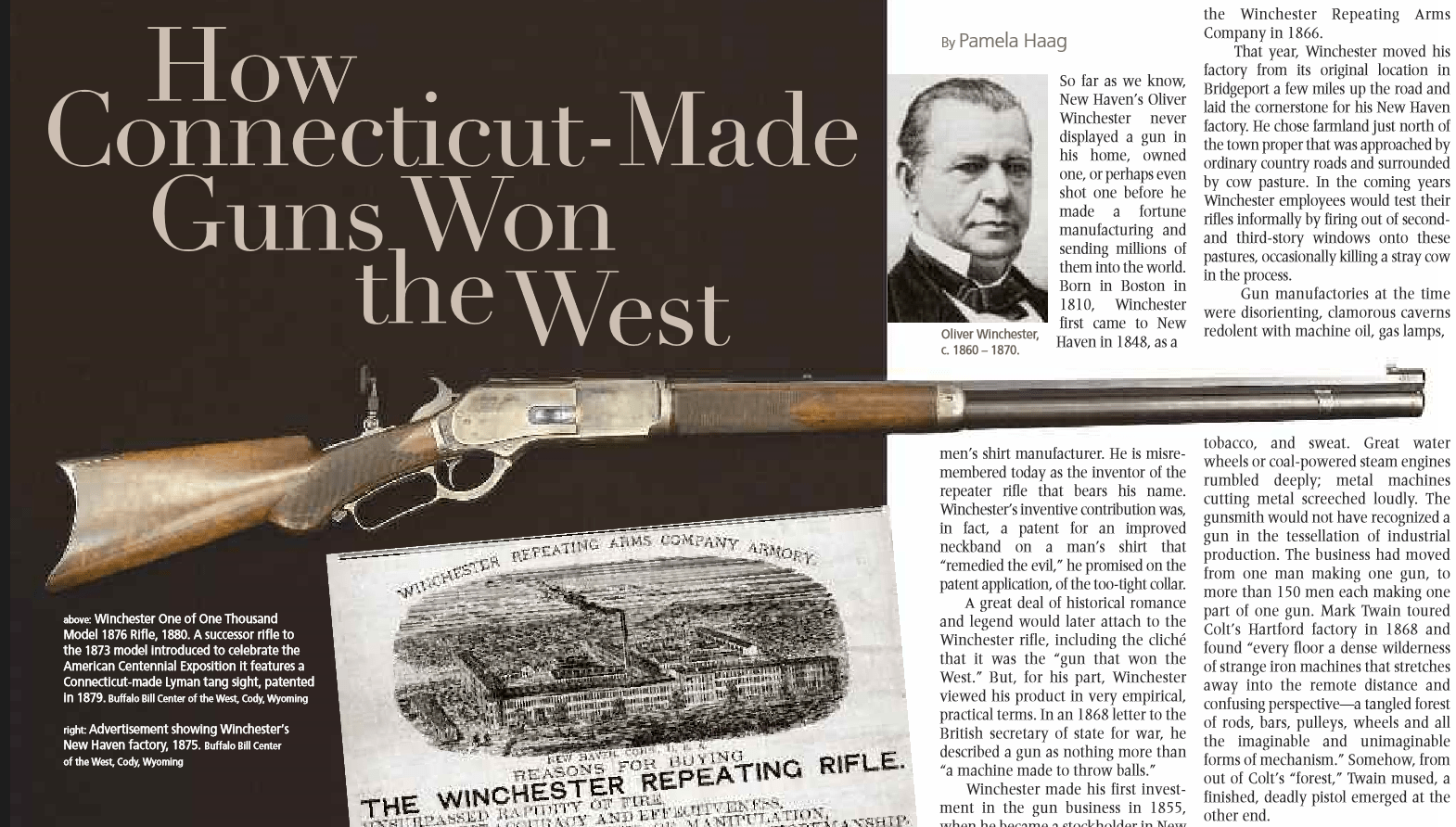 How ConnecticutMade Guns Won the West Connecticut Explored
