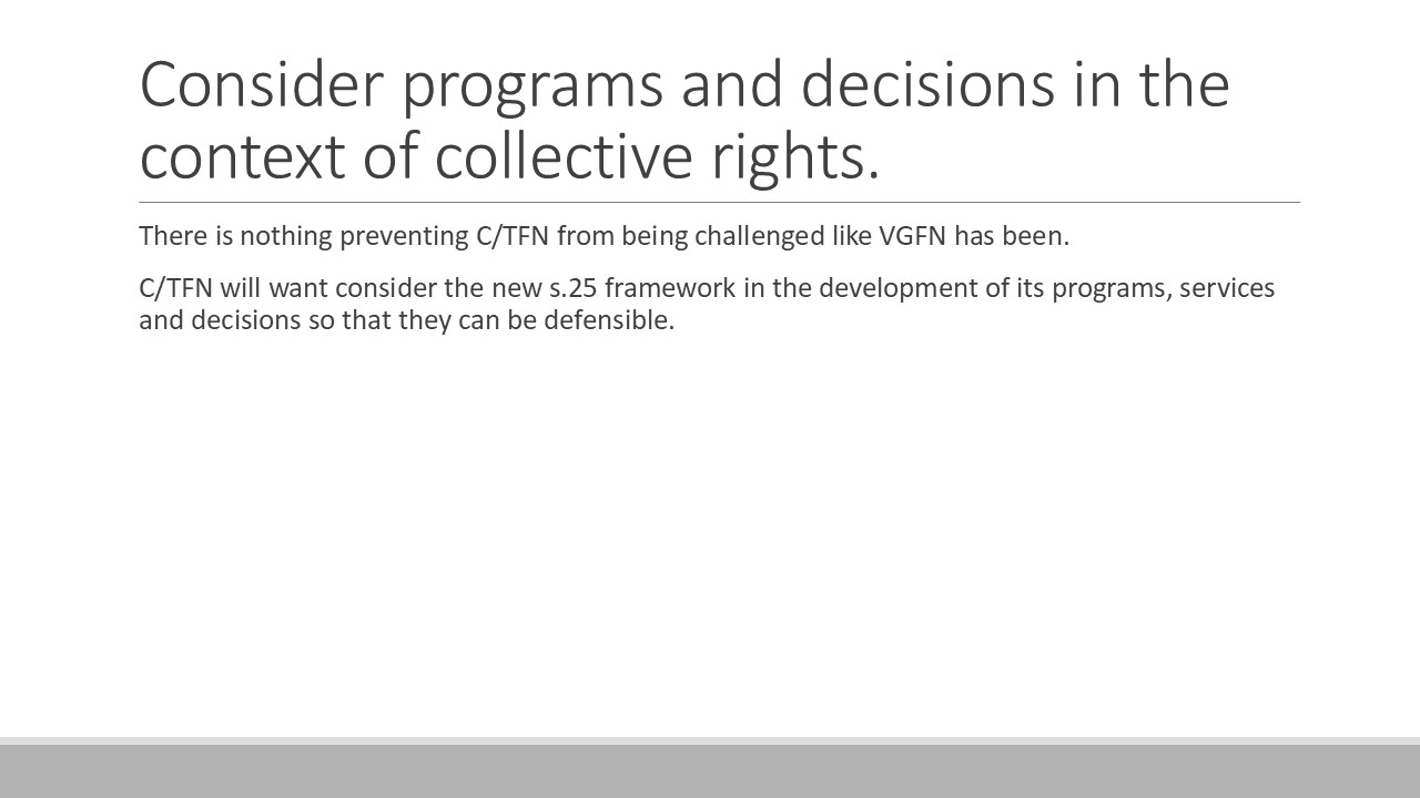 Cindy Dickson SCC Carcross/Tagish First Nation