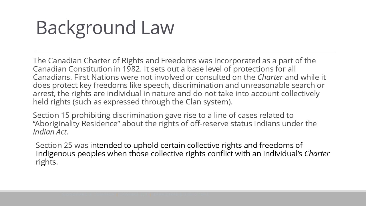 Cindy Dickson SCC Carcross/Tagish First Nation