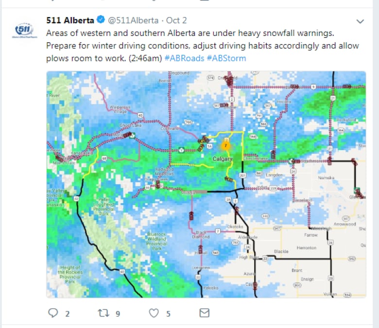 Alberta Road Conditions Map Stuck in a highway closure during snowstorm for 12 hours drivers