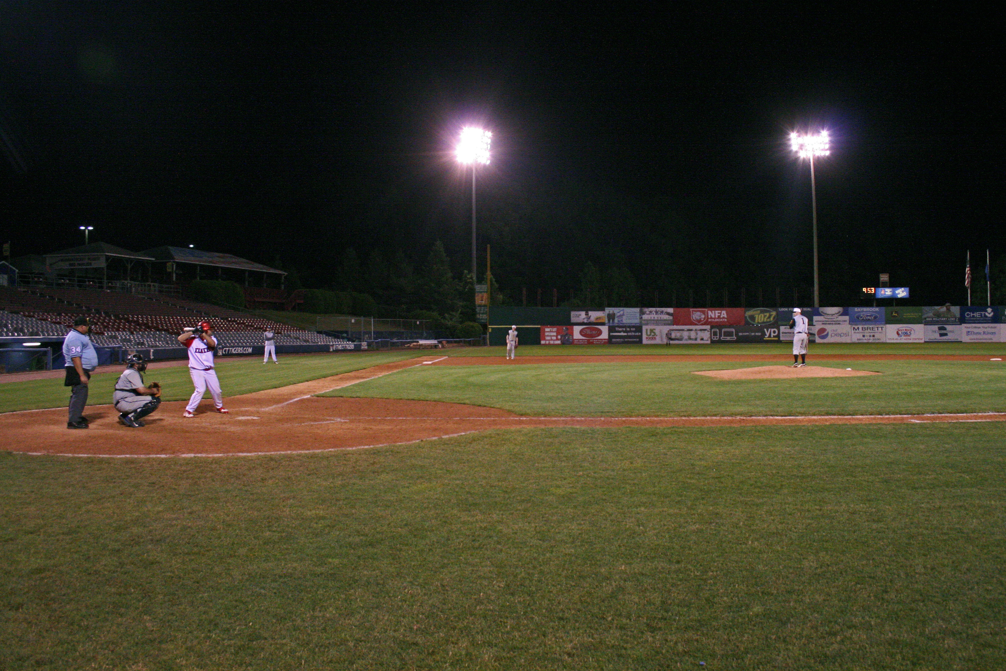 2016 Dodd Stadium Games… A perfect night for baseball Connecticut Twilight League