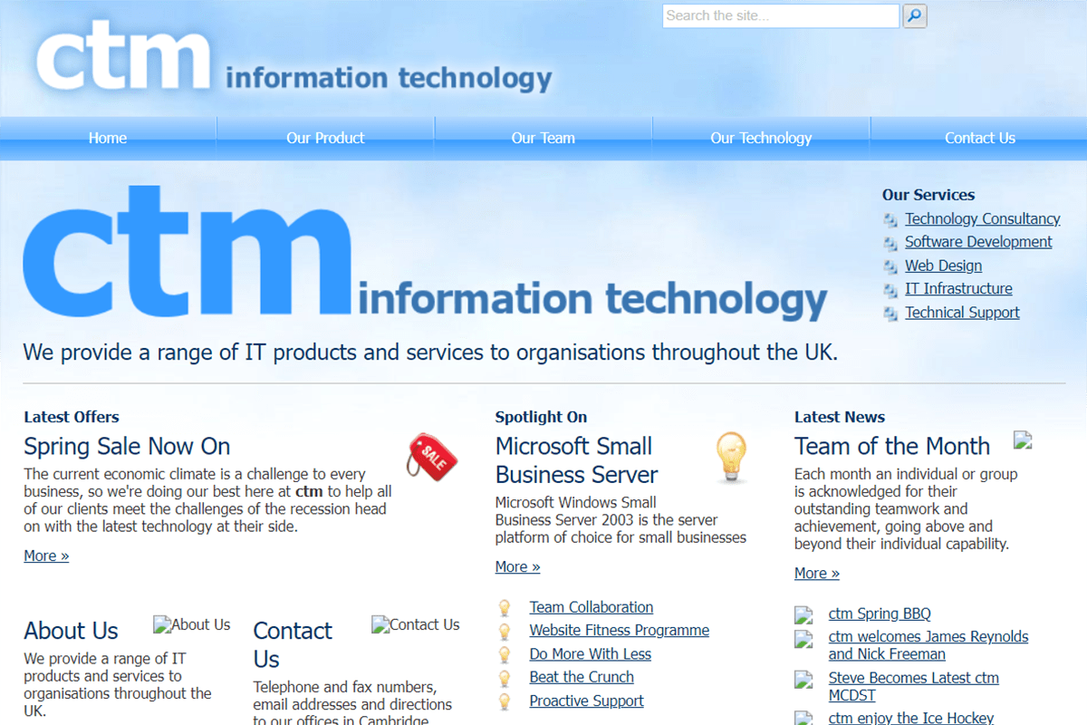 ctm IT Support is changing ctm Information Technology