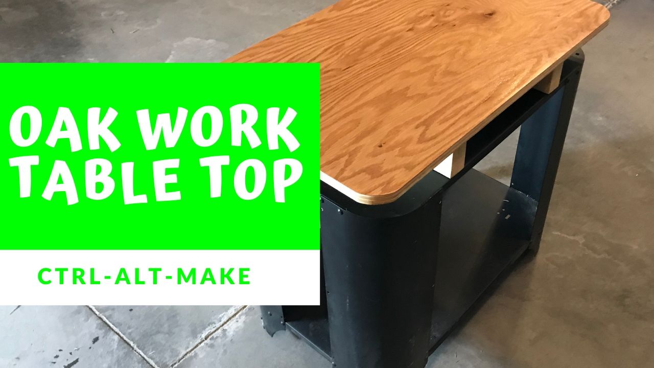 DIY Oak Work Table Top CTRLALTMAKE