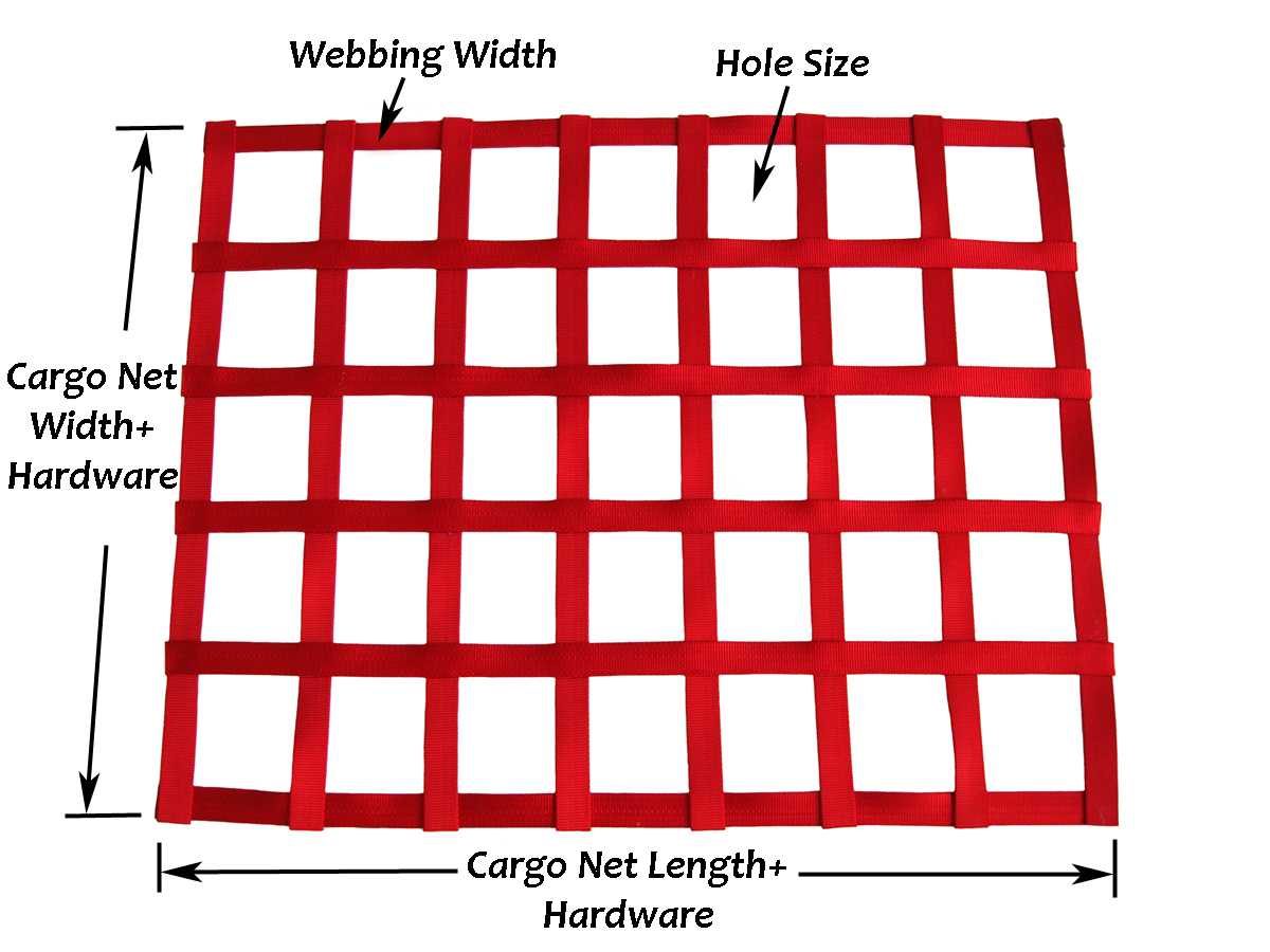 Adjustable Tailgate Cargo Net CTS Cargo TieDown Specialty