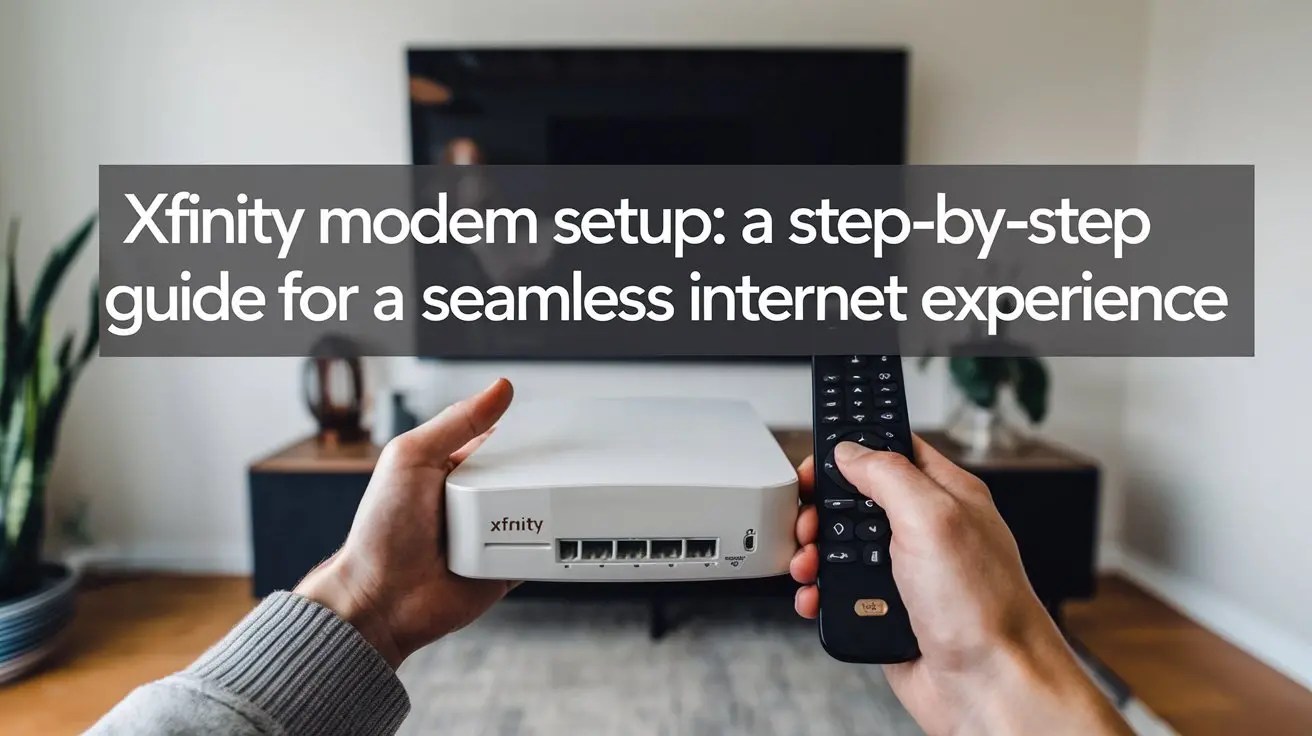 Xfinity Modem Setup Easy Steps for Fast and Reliable