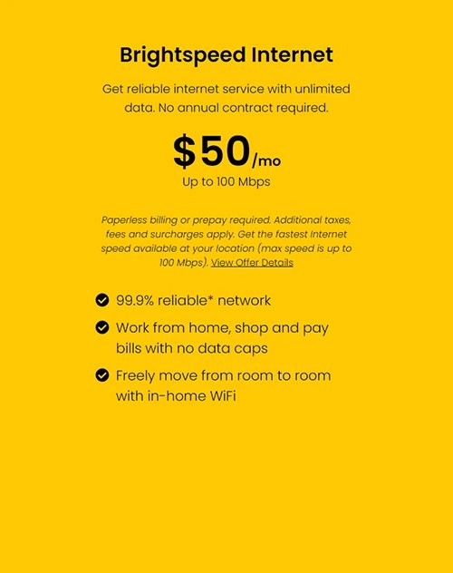 Brightspeed Plans & Deals CtvforMe