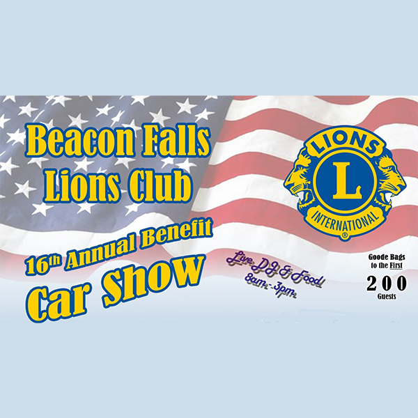 16th Annual Beacon Falls Lions Club Car Show Visit CT