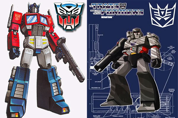 Transformers la serie de los robots que se transforman en