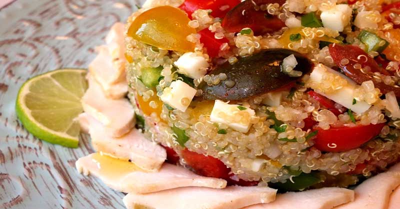 3 recetas de Quinoa con pollo fáciles y rápidas de hacer