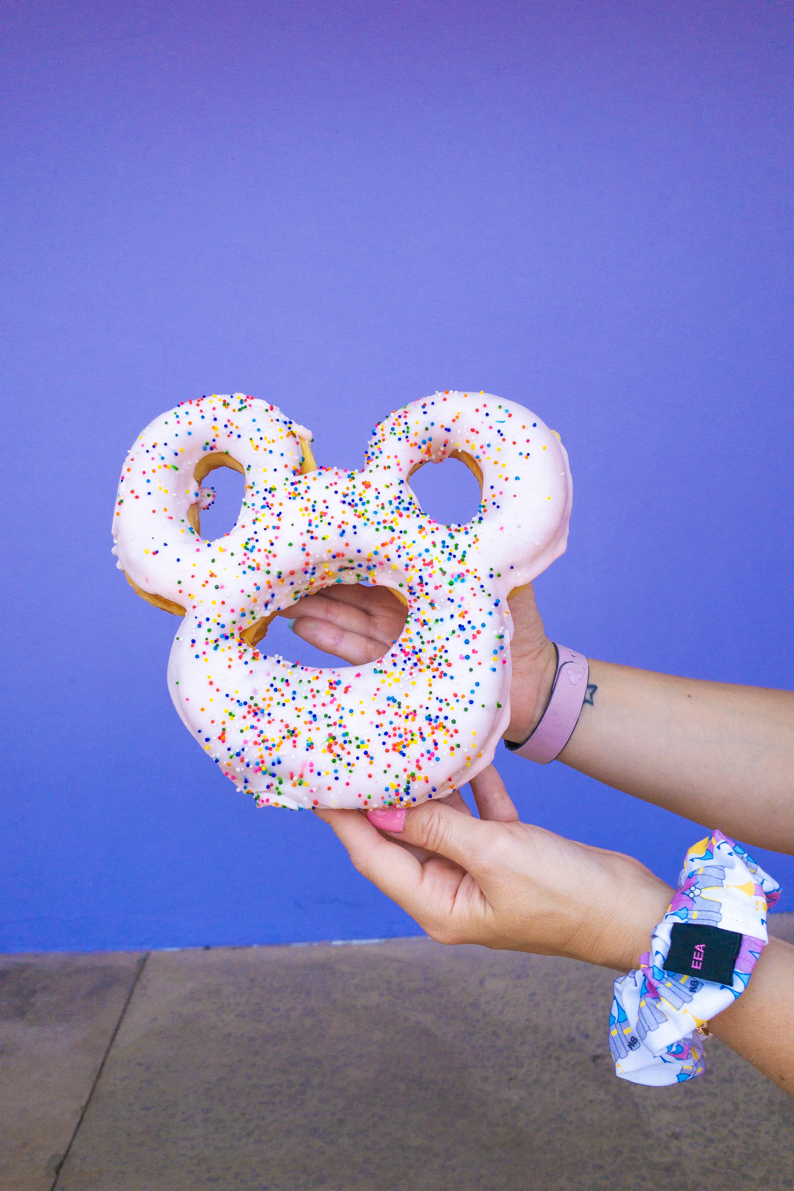 Mickey Celebration Doughnut from the Lunching Pad in Disney's Magic Kingdom