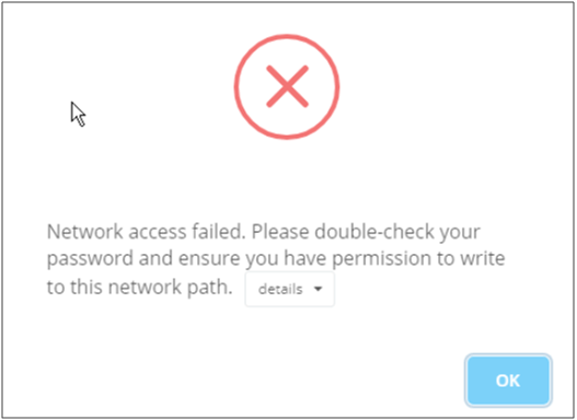CubeBackup How do you solve the access failed” error?