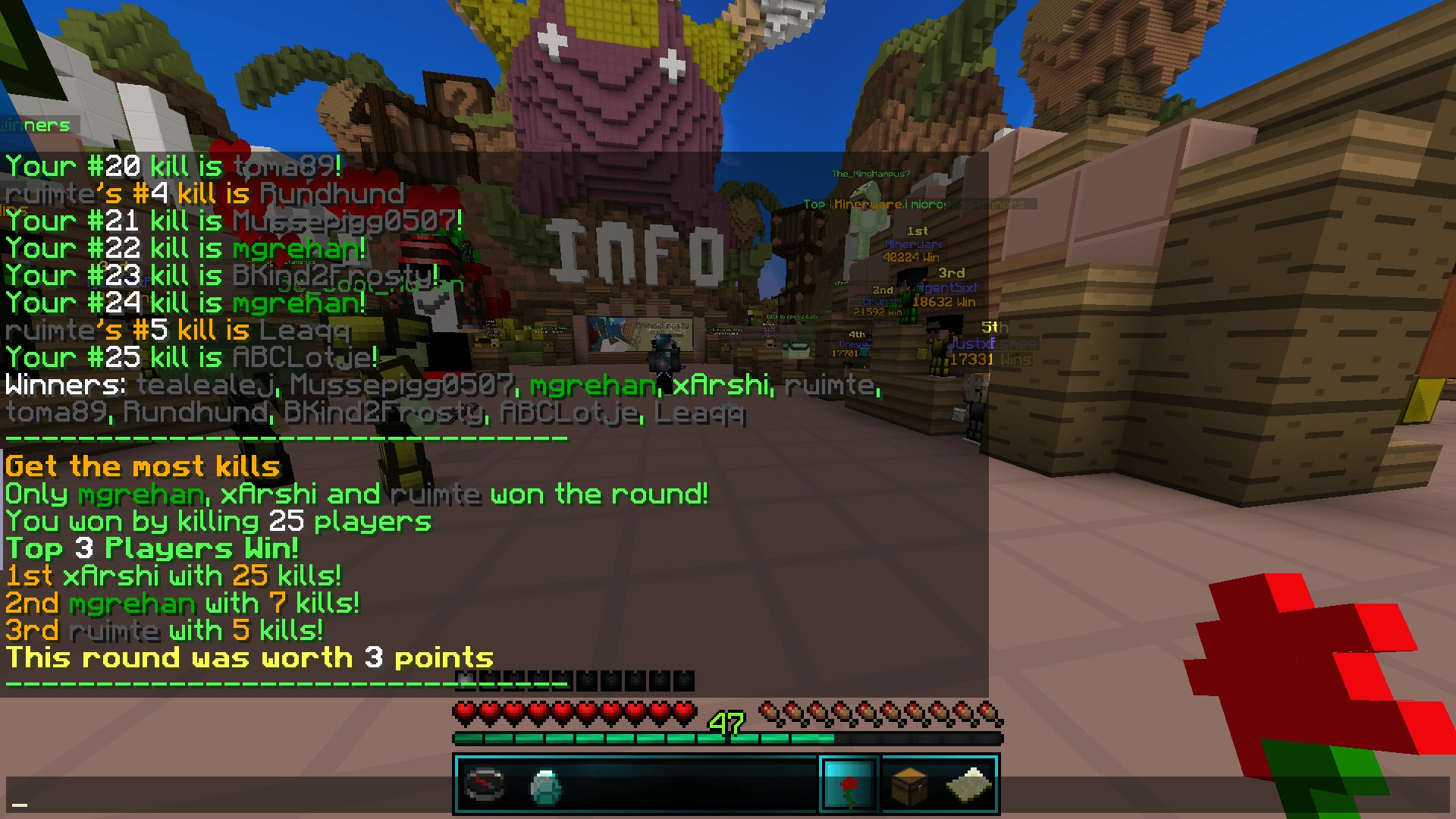 25 kills!!!??? CubeCraft Games
