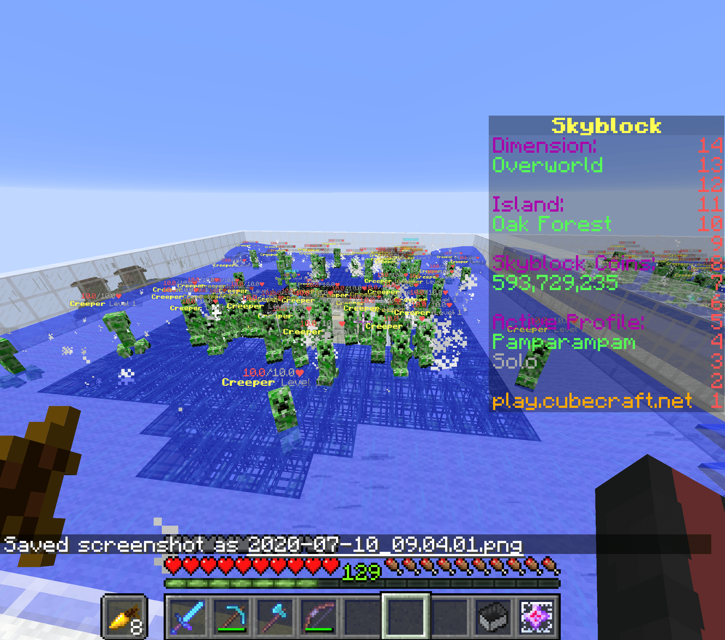 Minecraft Factions 5 Creeper Spawner Farm! Youtube