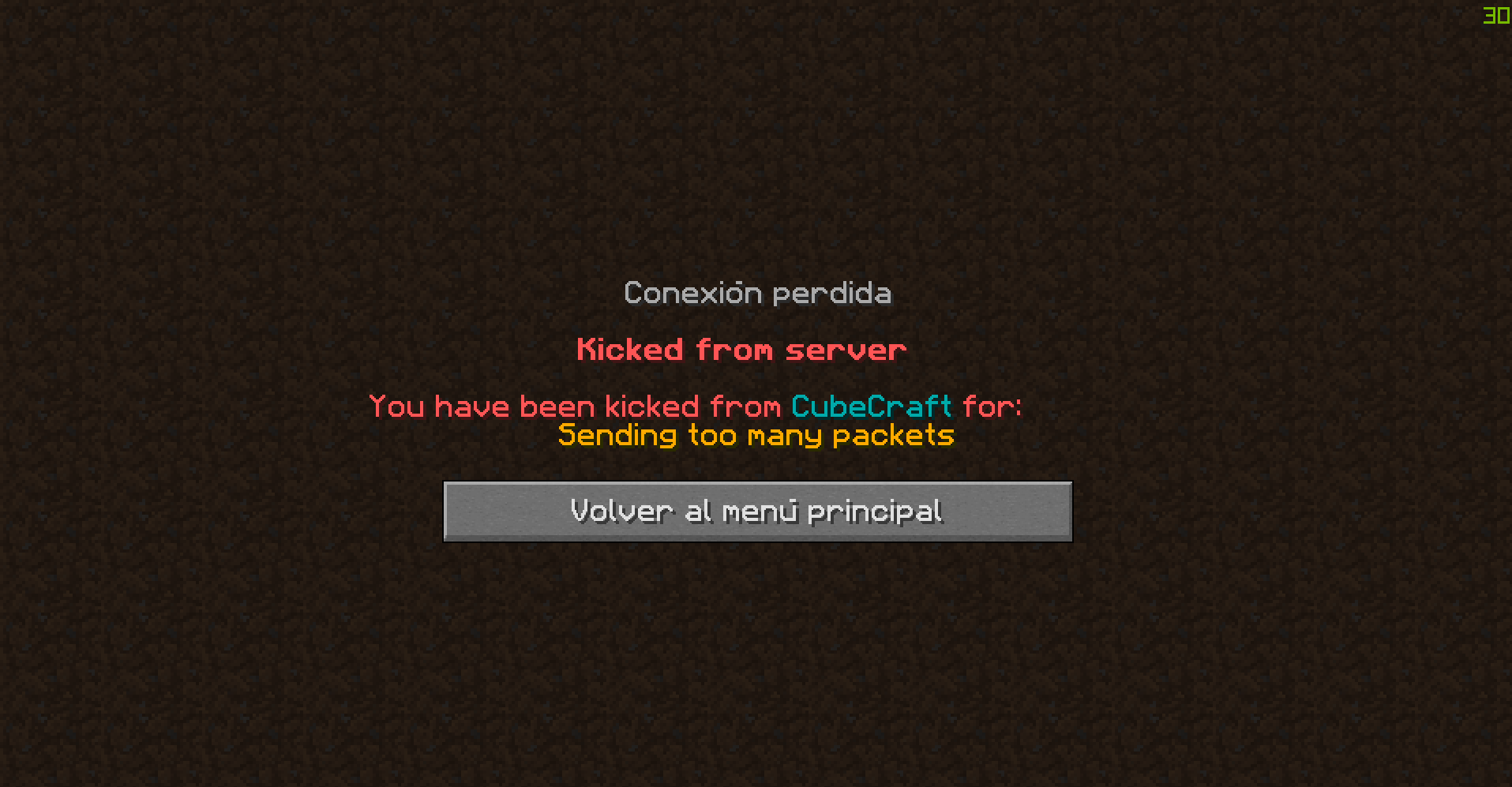 Too many packets CubeCraft Games