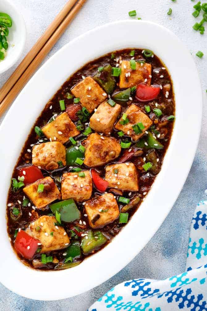 Chilli Paneer (Dry and Gravy Recipe) Cubes N Juliennes