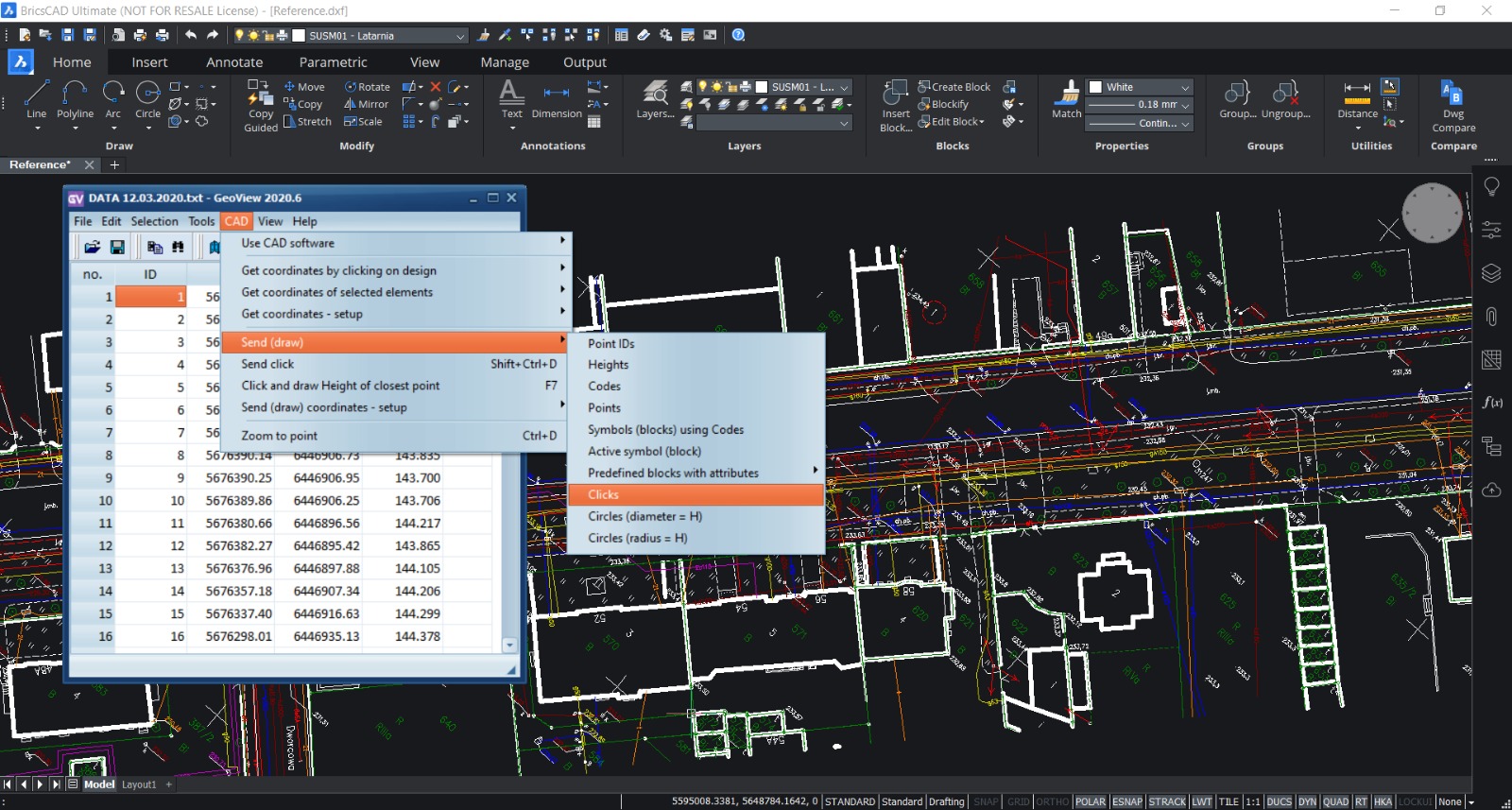 GeoView in practice (part 2) surveying software for CAD Cubic Orb