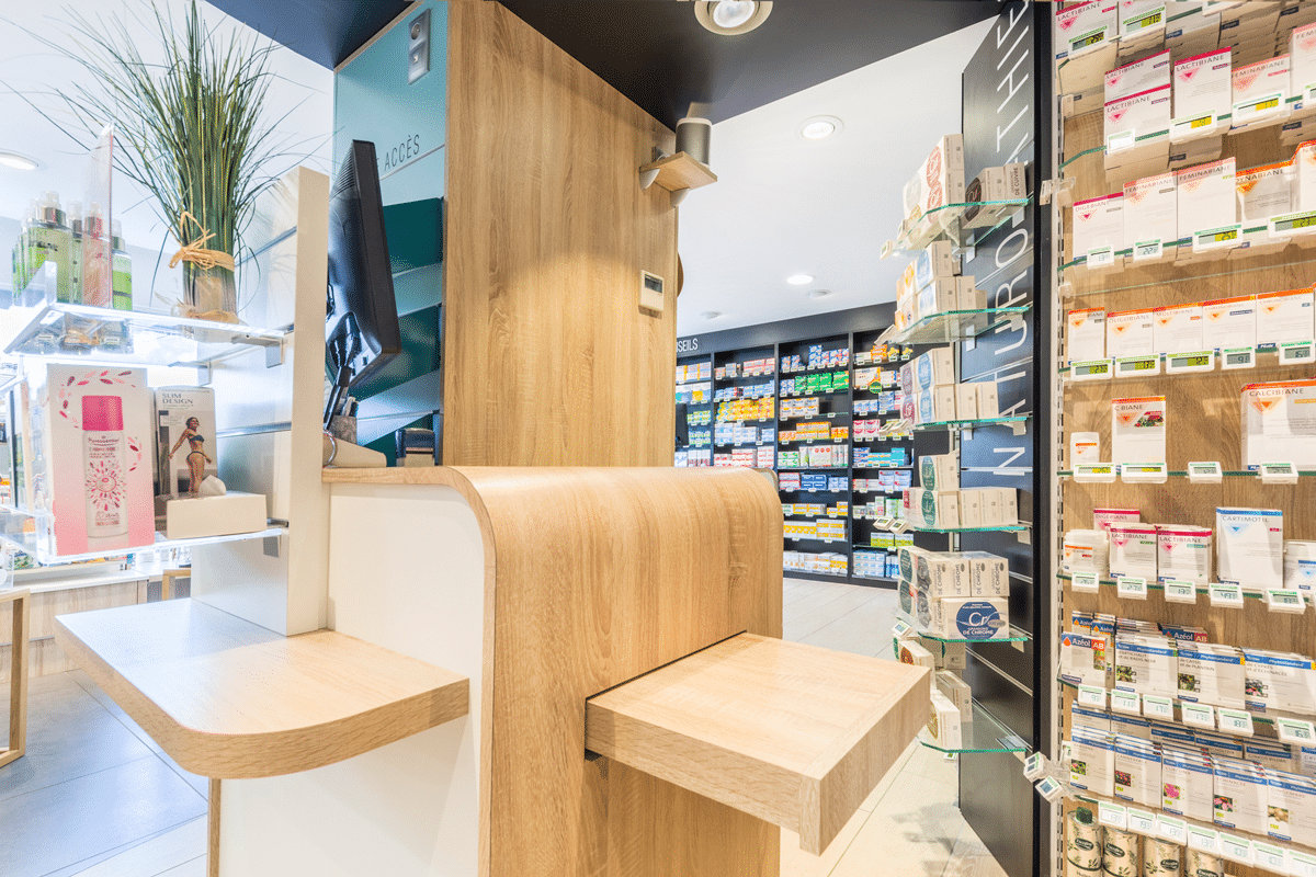 PHARMACIE DES CLARINES ANNECY Cubik Agenceur
