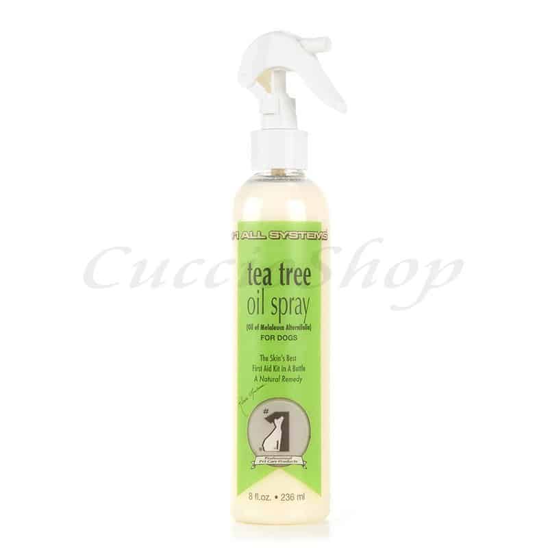 tea tree oil spray della 1 All Systems dona benessere e sollievo alla