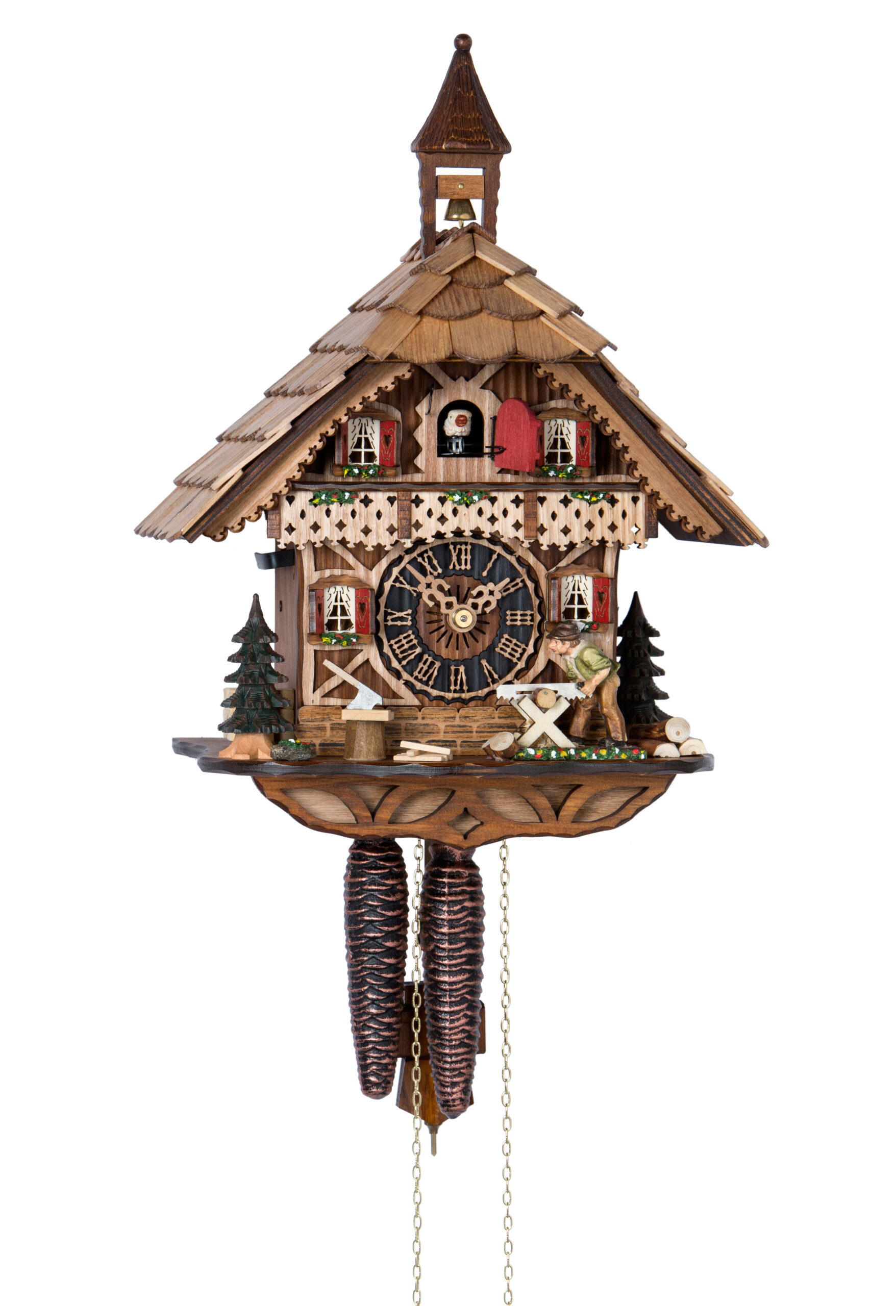 Original handmade Black Forest Cuckoo Clock / Made in Germany 21258 The world of Cuckoo