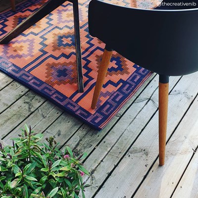 Fab Hab Lhasa Outdoor Rug In Coral Fab Hab Cuckooland