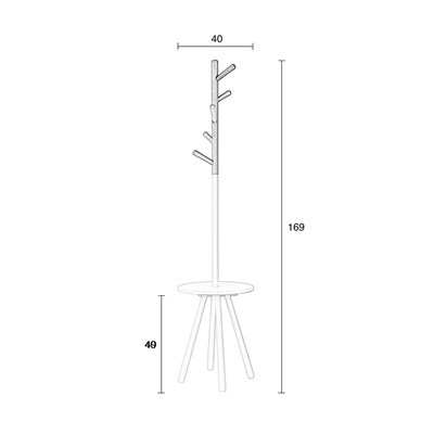 Zuiver Table Tree Coat Rack Zuiver Cuckooland