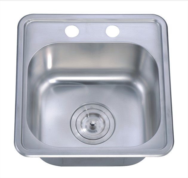 Dawn BST1515 Stainless Steel Top Mount Bar Sink