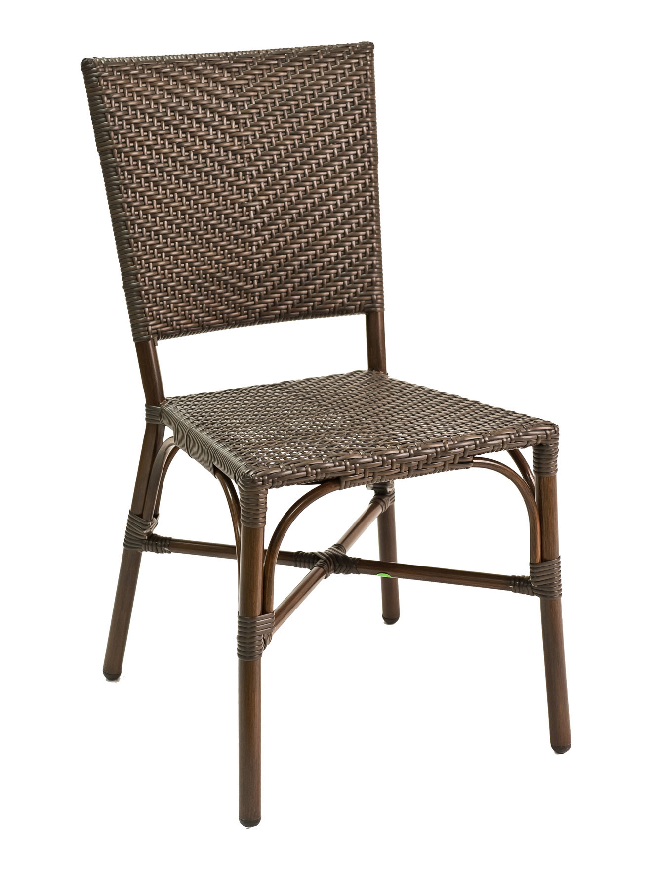 Florida Seating RT03 Havana Collection Safari Bamboo Stackable Outdoor