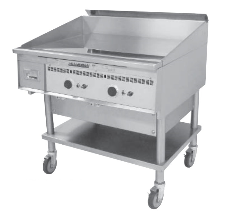 Keating 36x24 Gas MIRACLEAN 36" Gas Griddle