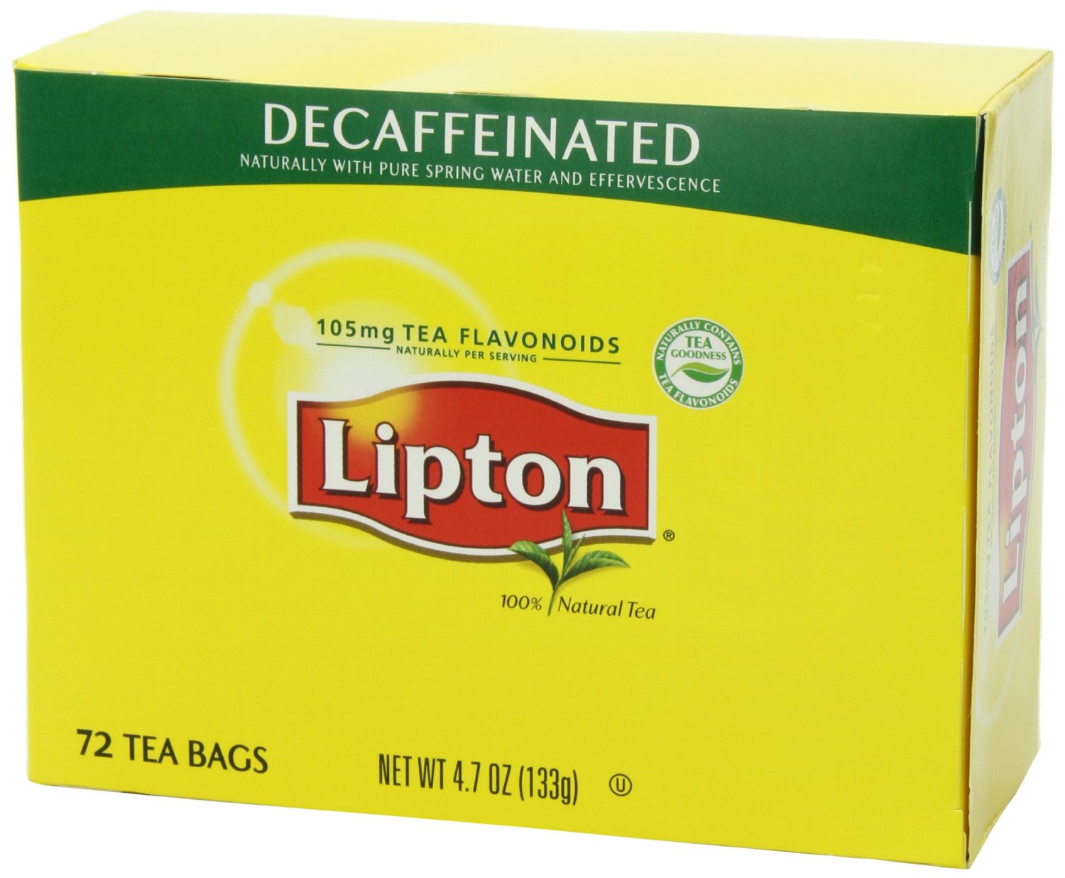 Lipton Decaf Tea Bags, 6 Boxes of 72 Tea Bags, 432 Total