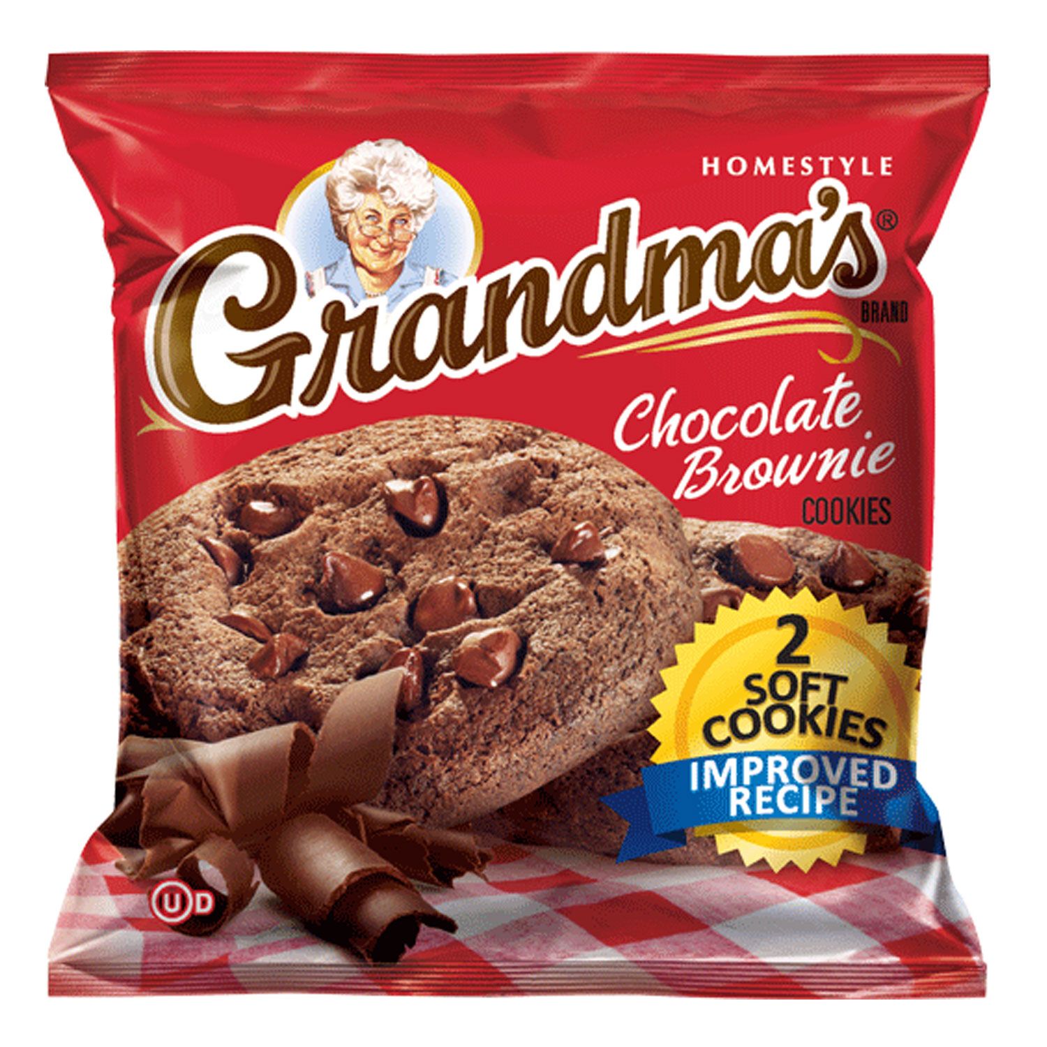 Grandmas Chocolate Brownie Cookies, 2.5 oz Each, 60 Bags Total
