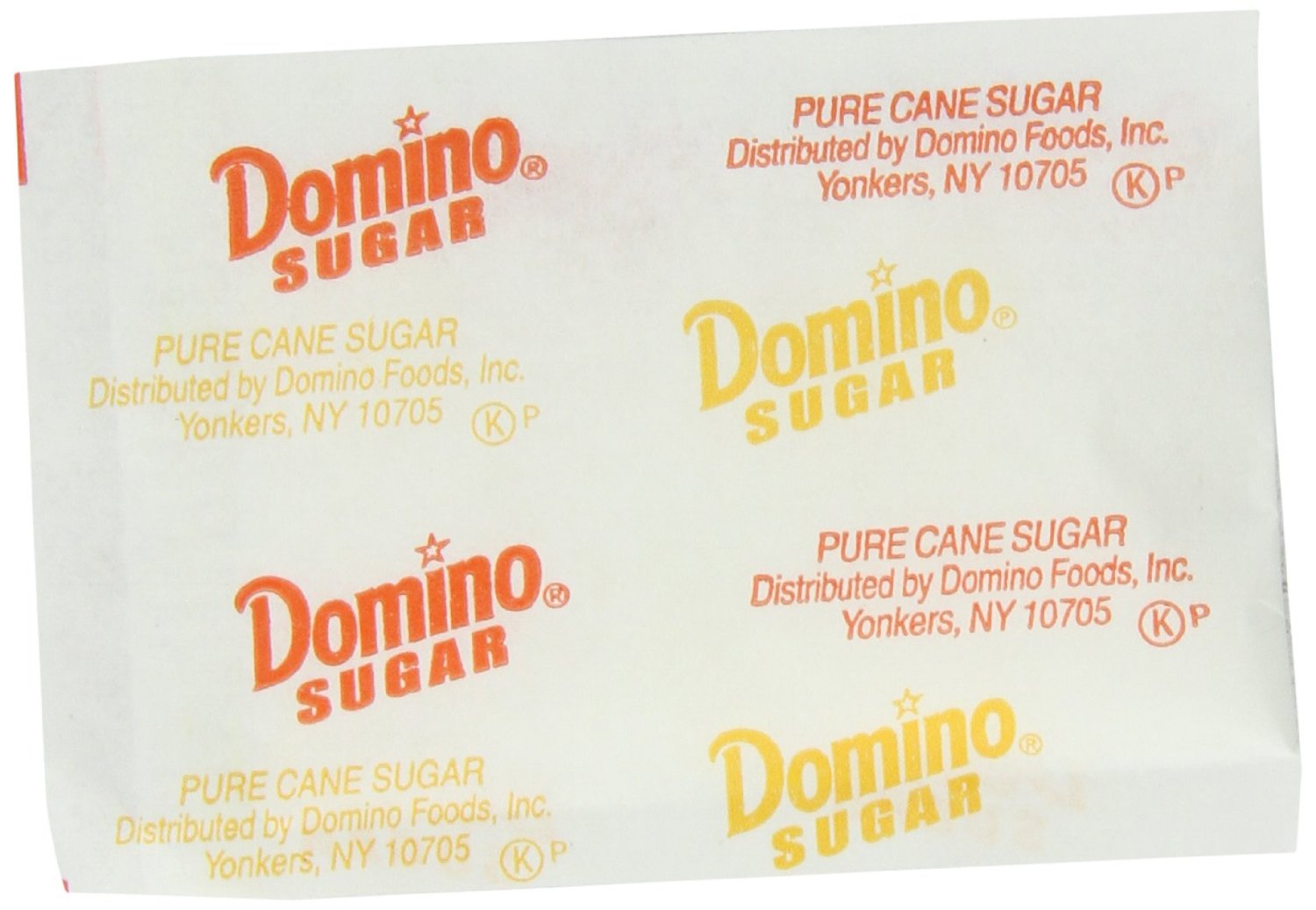 Domino Granulated Sugar Packets, .1 oz Each, 2000 Packets Total