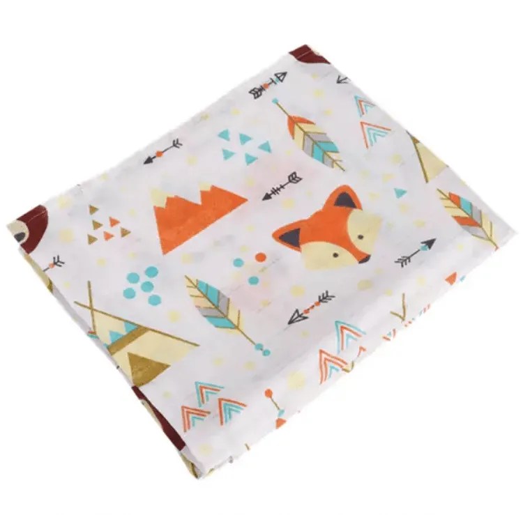 Muslin Swaddle Blanket Cuddle Bear Bottoms, The Baby Store