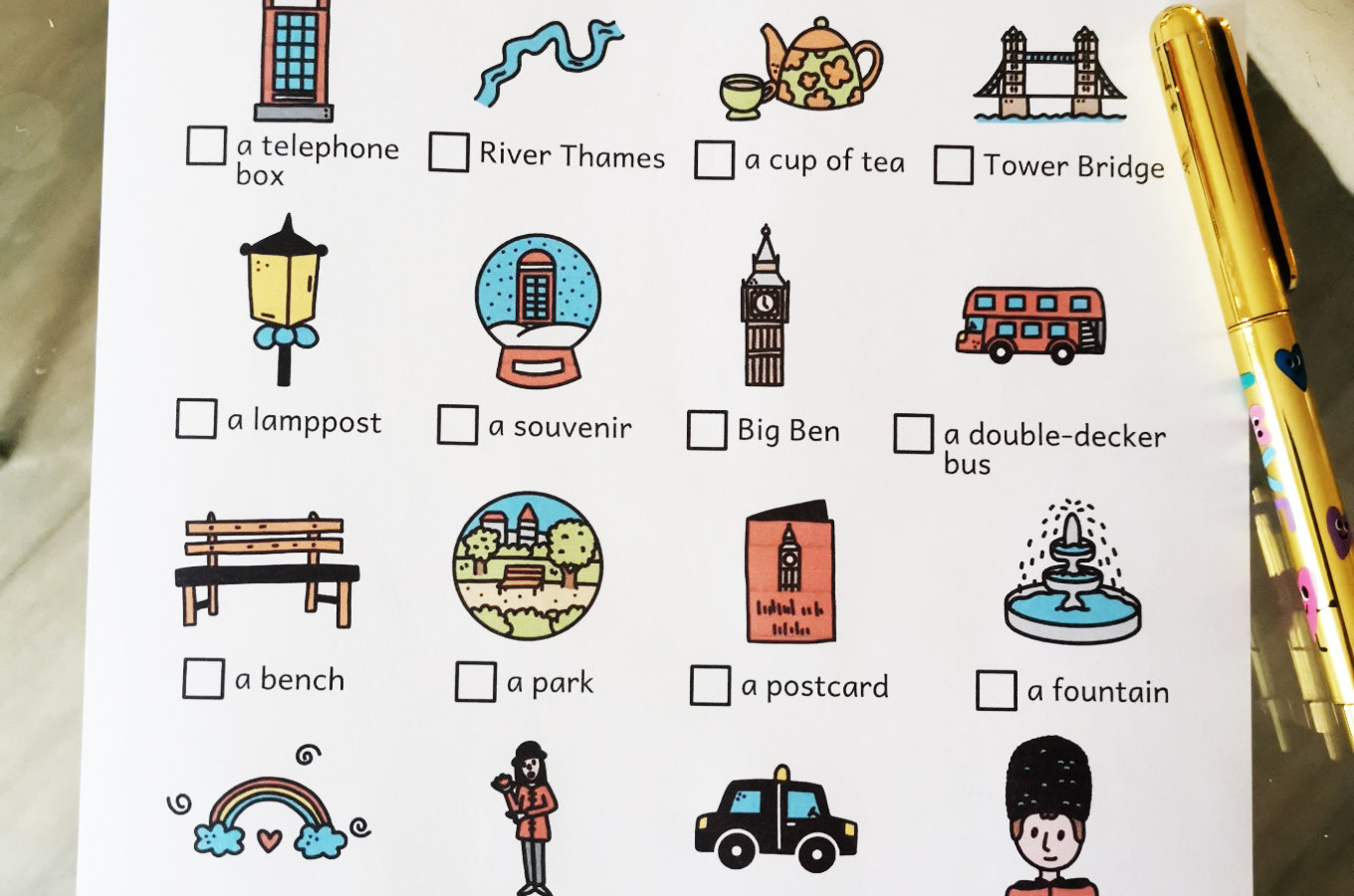 Exploring London in a Fun and Unique Way Our Printable Scavenger Hunt