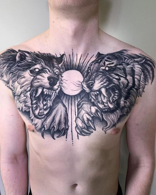 100 Nice Chest Tattoo Ideas Cuded