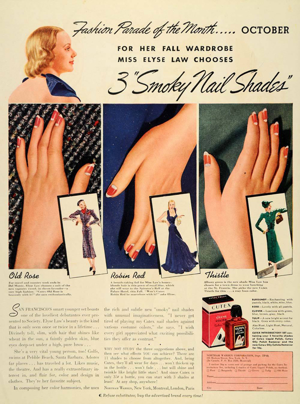 Nail Art A Long History Art and Design