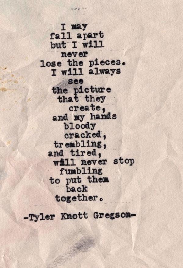 20+ Quotes about Falling Apart Art and Design