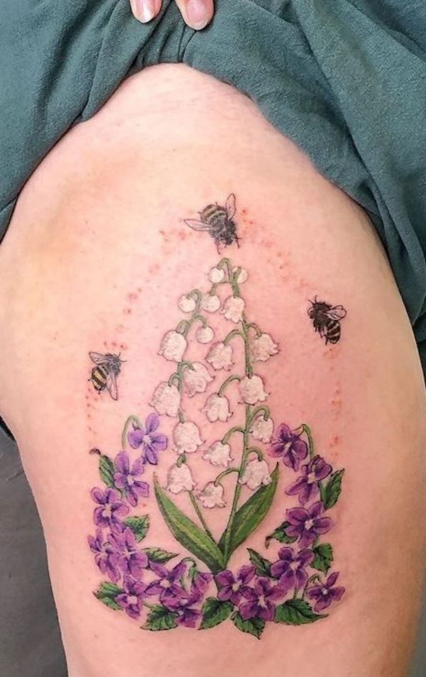 The Enchanting Beauty of Lily of the Valley Tattoos Art and Design The Enchanting Beauty of Lily of the Valley Tattoos Art and Design
