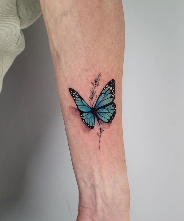 Blue Butterfly Tattoo Wonders 70+ Inspiring Designs, Styles, and