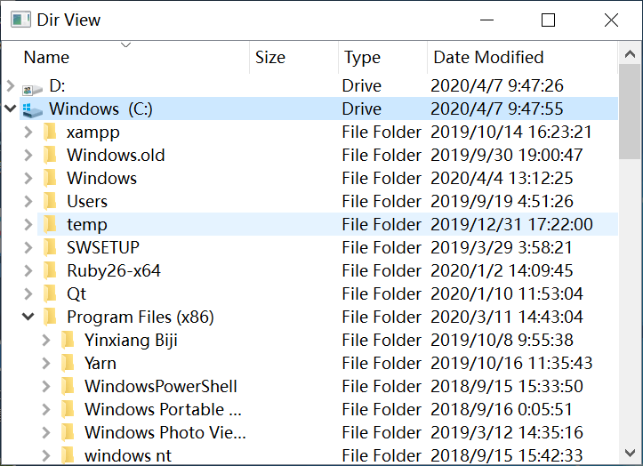 Walkthrough Qt TreeView Widget · CukeTest Help